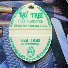 vtg - PGA Bag Tag - BAY TREE GOLF PLANTATION - N. Myrtle Beach SC