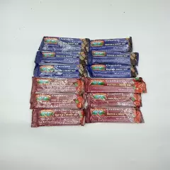 12 A-PACK Challenge Bars Energy dessert Chocolate/Cranberry Crisp MRE Camping