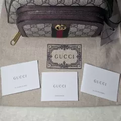 Gucci Clutch Bag/Beauty Cosmetic Toiletry Bag Supreme Marmont Web Handbag 751811