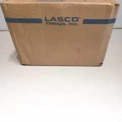 Box of 50- LASCO Trap Adapter w/washer & Plastic Nut PVC 1 1/2 x 1 1/4 Inch NOS