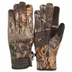 Huntworth Mens Real Tree Edge Scent Control Focus Hunting Glove Waterproof L/XL