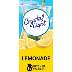 Crystal Light Lemonade Drink Mix 72 Pitcher Packets, 12 Canisters of 6