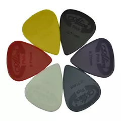 100Pcs Alice 0.71mm Anti-slip Nylon Guitar Picks Plectrums Mixed Colors AP-G