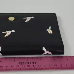 Parfois Embroidered Birds Travel Passport Wallet