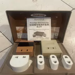 Vintage Franzus Extra Power Travel Foreign Electricity Converter Kit Model TK-16