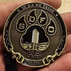 San Diego CBP K9 Challenge Coin 