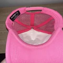 Playboy Trucker Hat Pink White 