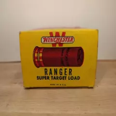 VINTAGE WINCHESTER Ranger Super Target Load 12 Ga Empty Shotshell Box Only