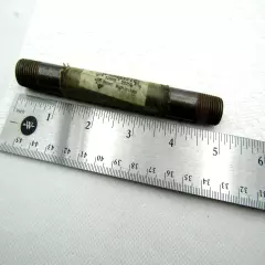 1/4" x 5" BLACK Nipple