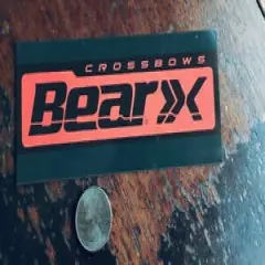 Bear Archery Co. Crossbows Logo STICKER / DECAL - Archery, Bow Hunting, Bows