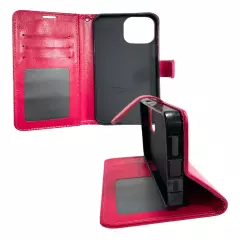 Flip Credit Card Holder Wallet Case for iPhone 13 Promax, Free Temper Glass