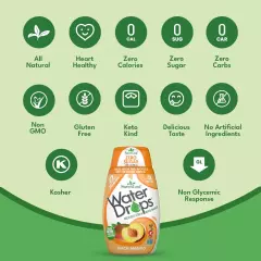 SweetLeaf Stevia Water Drops - Enhancer Variety 1.62 Fl Oz (Pack of 6) 