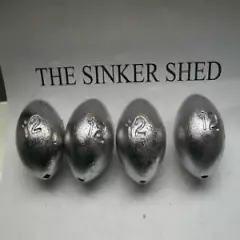 12 oz egg sinkers / weights - quantity of 3/6/12/25/50/100 - FREE SHIPPING