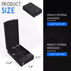 pistola segura con huella dactilar biométrica acceso rapido seguridad smart safe