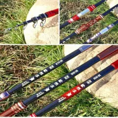 Spinning Boat Rock Fishing Rod Carbon Fiber Powerful Long Shot Movable Reel Seat