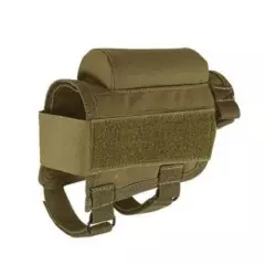 Tactical Hunting Rifle Cheek Rest Buttstock Gun Bullet Stock Ammo Pouch Bag