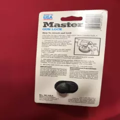 Master 90-DKA Gun Lock New In The Package Compatible With Rifle Shotgun Pistol