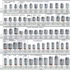 LEE 6 Cavity Bullet Mold 90315 358-105-SWC 38 Special 357 Magnum 90315