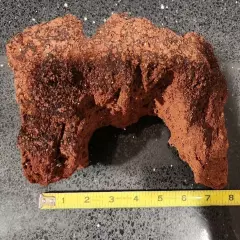 4 Large Red Lava Rocks For Aquariums