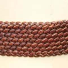 Polo by Ralph Lauren Brown Leather Braided Belt Men's Size 48 / 120