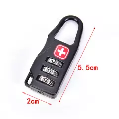 1pc Camping Equipment Outdoor Multi Tool Luggage Password Lock Padlock:JO