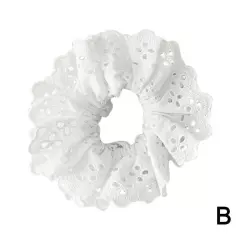 1Pc Lolita Lace Scrunchies Flower Temperament Hair Hair Rope Band Lace L6H8