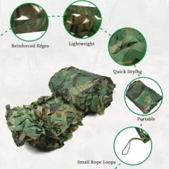 9.8x16.4FT Military Camo Netting Camouflage Net Hunting Blind Sunshade Mesh Nets