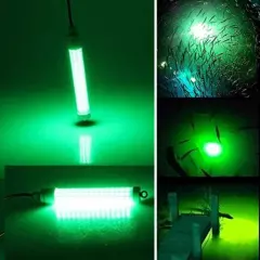 5000000LM LED GREEN UNDERWATER SUBMERSIBLE NIGHT FISHING LIGHT crappie ice squid