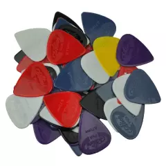 50pcs Alice Medium 0.71mm Glossy Anti-Skid Nylon Guitar Picks Plectrums