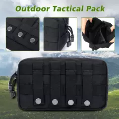 45L Military Tactical Backpack Molle Pouch EDC Belt Waist Kit Camping Army Bag