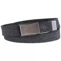 Sun + Stone Men Webbing Belt New L 38-40 black Gray Heather Casual Fabric Belt