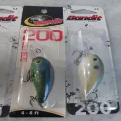 Lot of 4 Bandit 200 Lures In 4 Fish Catching Colors!