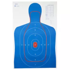 Action Target RC-B27E-Q, B-27E And FBI Q Combination Target, 100 Per Box