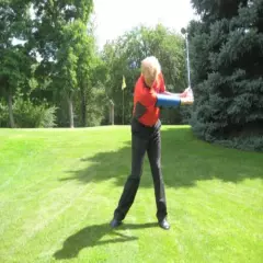 Golf Trainer - Bending Your Arm, Get Help From The "Straight Arm"