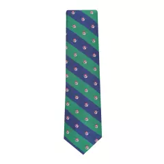 CLUBROOM Mens Hunter Graphic Snowman Stripe Classic Neck Tie