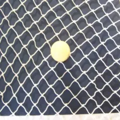  25' x 12' GOLF IMPACT BARRIER WHITE NYLON NETTING 1" #21 TWINE TEST 225 LB