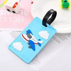 Cartoon Waterproof PVC Travel School Name ID Suitcase Label Luggage Tag Bag Tag