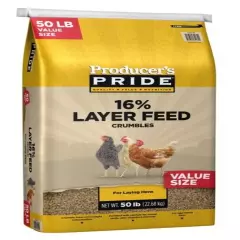 16% Layer Crumbles Chicken Poultry Feed 50 LBS