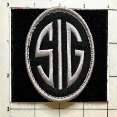 Sig Sauer Firearms Embroidered Hook and Loop Morale Patch