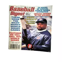 Baseball Digest October 1992 Kirby Puckett Minnesota Twins NO Label