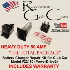 HD Battery Charger Repair / Rebuild Kit / PowerDrive2 / WARRANTY for Club Car