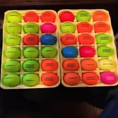 36 ASSORTED MAXFLI USED GOLF BALLS in Mint AAAAA CONDITION