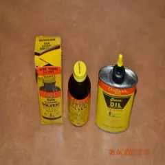 Vintage Outers 445 Metal Gun Oil 3oz Handy Oiler & Gun Cleaning Solvent