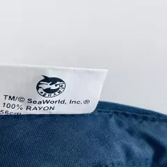 Sea World Adventure Parks Shamu Strapback Hat Cap Adjustable Patch Logo Vintage