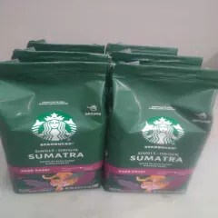 Starbucks Sumatra Dark Roast Ground Coffee - 18oz Bag - Pack of 6 Bags