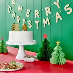 Spritz Merry Christmas felt Banner Party Supplies party decor 5 ft Home decor