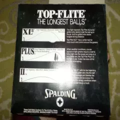 Vintage Spalding Top-Flite XL Professional Golf Balls 1 Dozen New Old Stock