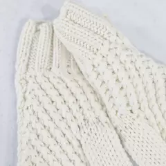 Liz Claiborne Warmth Women's Knit Gloves Cream White One Size MSRP $24 New