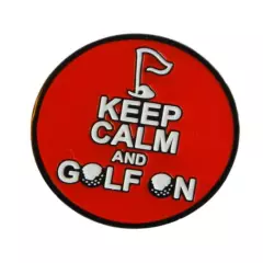 Patent Pending Putter Mounted Divot Tool and Ball Marker - KEEP CALM 3 PACK