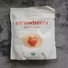 Organic Strawberry Powder, 1 Lb 100% Natural Fruit Powder Freeze-Dried 4-2026